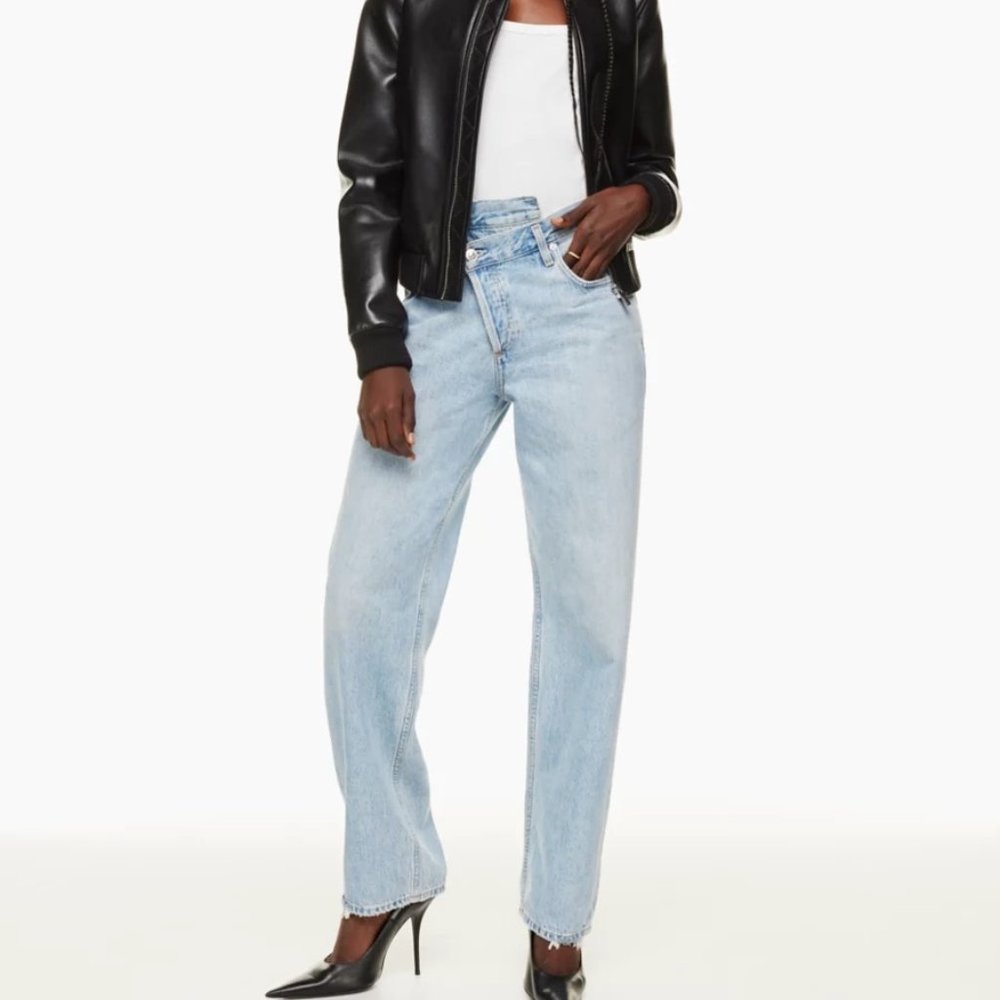 Agolde Criss Cross Upsize Jeans Suburbia Size 27